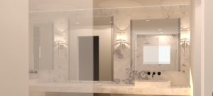 Vanity Rendering by Steffi Reyes-Thomas for JG Color Studio